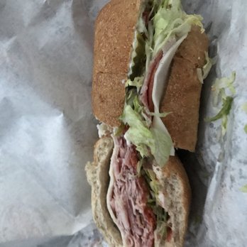 Jersey Mike's Subs - Side and cut view - lots of meat and veggies - Sandwiches Near Me - Round Rock, Texas