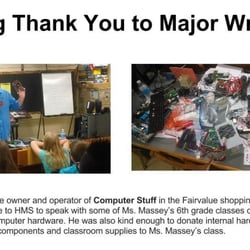 Computer Stuff - Thanks for the time with your class.