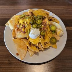 Aubrey's - Appetizer-- Old School Nachos.  Large portion and Tasty