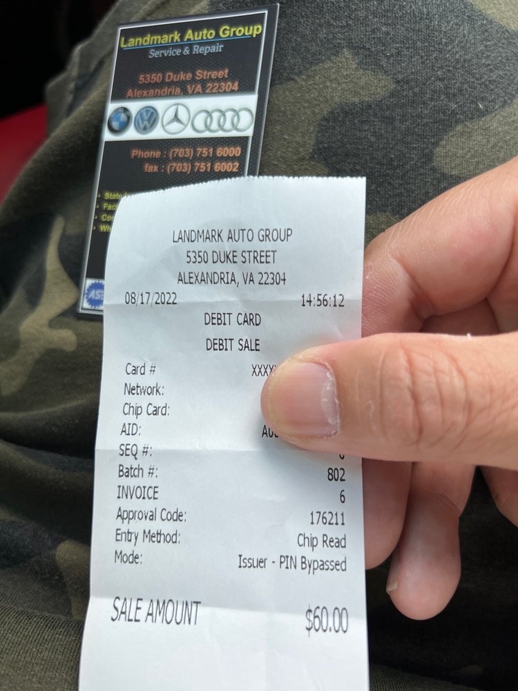 LANDMARK AUTO GROUP Updated August 2024 36 Reviews 5350 Duke St
