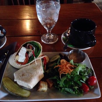 Jamison Publick House - Tofu and veggie wrap w/ side of greens. - American Near Me - Pennsburg, Pennsylvania