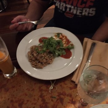 1600 Bar + Grille - Salmon with quinoa pilaf and tomato - American Near Me - Houston, Texas 1600 Bar + Grille - Salmon with quinoa pilaf and tomato - American Near Me - Houston, Texas