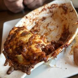 The Mad Greek - So much lasagna my husband couldn't finish it.