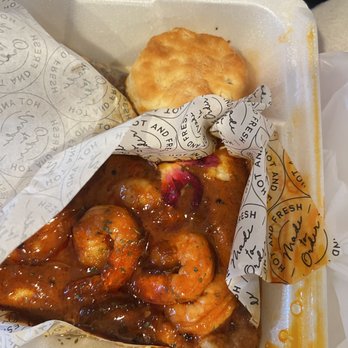 Tindley Tea Cafe - SHRIMP & GRITS - Breakfast & Brunch Near Me - Philadelphia, Pennsylvania