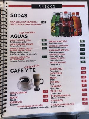 Menu photo 4 Restaurante Amigos Bar Isla Mujeres, ROO