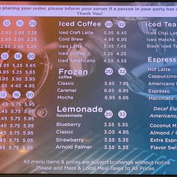BingeBowl - Drink Menu as of 4/4/26