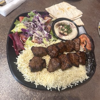 Kababstic Mediterranean Grill - Kabob Plate - Mediterranean Near Me - Arcadia, California