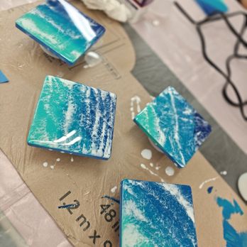 HouseMart Ben Franklin Crafts - Finished adding the resin! - Art Supplies Near Me - Honolulu, Hawaii