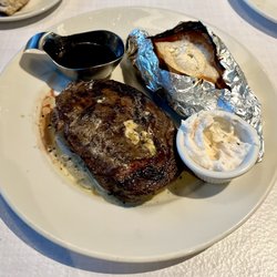 Ribeye loaded sweet potato