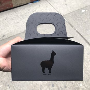 Bibble & Sip - The box when you get the cream puffs to go - Coffee & Tea Near Me - New York, New York
