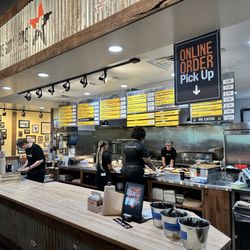 Mission BBQ - You can see your food being prepared.