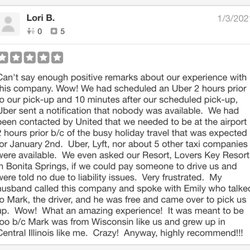 Bonita Bee Airport - Lori, if you see this, we are glad we could help you out of your jam. 2020 was brutal and kind words like yours are appreciated. TY! Tim GM