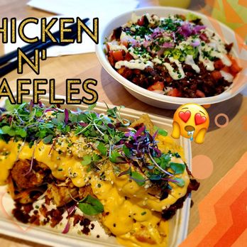 Vibe Organic Kitchen - Chicken N' Waffles... & Fiesta Bowl - Juice Bars & Smoothies Near Me - Costa Mesa, California