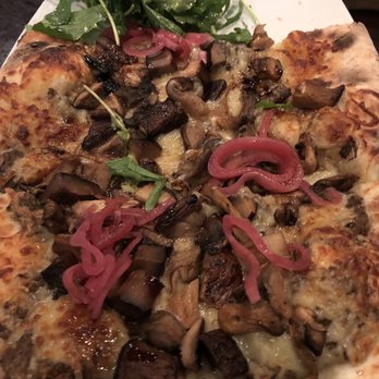 HopSaint Brewing - Mushroom Flatbread!!!! So delicious - New American Near Me - Torrance, California