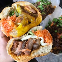 JoJu - #6 Kakuni Pork Belly Banh Mi. Look at that Runny Egg! PC: @iiamjelly from Instagram.
