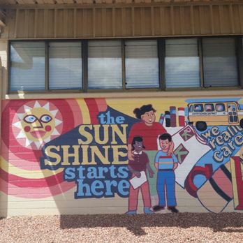 Mayer Elementary School - Painting on outside walls - Elementary Schools Near Me - Mayer, Arizona