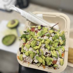 The Swell Shave Ice - The Wainiha Green Salad is loaded Down At The Swell Shave Ice