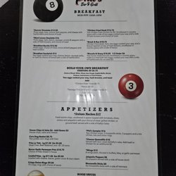 Phil's Bar & Grill - Menu back.