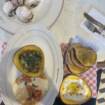 Cafe Landwer - Oreo Rozalach and   Mediterranean Meal - Breakfast & Brunch Near Me - Boston, Massachusetts