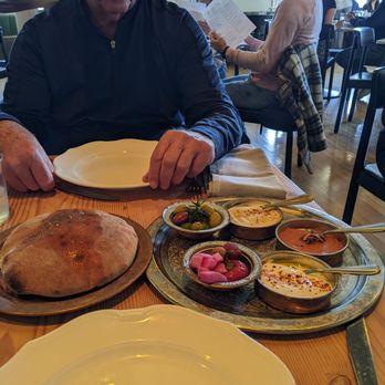 Dalida - Chubby pita and spreads. We would order this again. - Mediterranean Near Me - San Francisco, California Dalida - Chubby pita and spreads. We would order this again. - Mediterranean Near Me - San Francisco, California