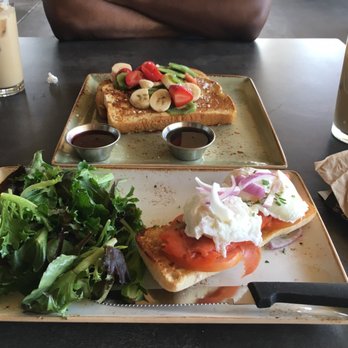 First Watch - Egg Benedict with salmon/Florida French toast! - Cafes Near Me - Phoenix, Arizona First Watch - Egg Benedict with salmon/Florida French toast! - Cafes Near Me - Phoenix, Arizona
