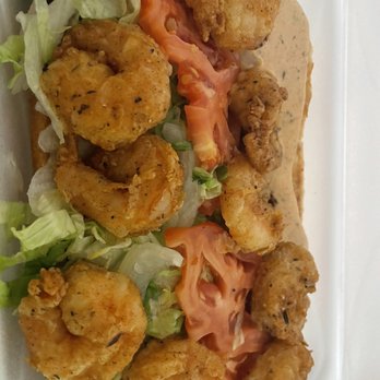 Cafe Bourbon St - Shrimp Po Boy - Food Trucks Near Me - Atlanta, Georgia Cafe Bourbon St - Shrimp Po Boy - Food Trucks Near Me - Atlanta, Georgia