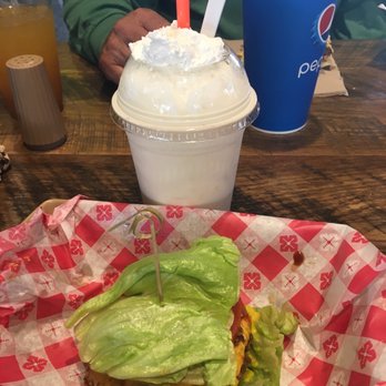 Laguna Burger - Laguna Wimp with Pina Colada Shake - Burgers Near Me - Albuquerque, New Mexico Laguna Burger - Laguna Wimp with Pina Colada Shake - Burgers Near Me - Albuquerque, New Mexico