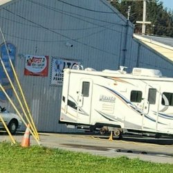 Wilson's Auto Repair - Lance travel trailer getting needed wheel repairs! Thanks, Jason!