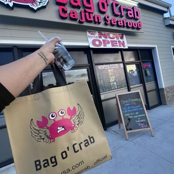 Bag O Crab - Outside with my Bag o' Crab take out! #Bagocrab #TheBest - Seafood Near Me - National City, California