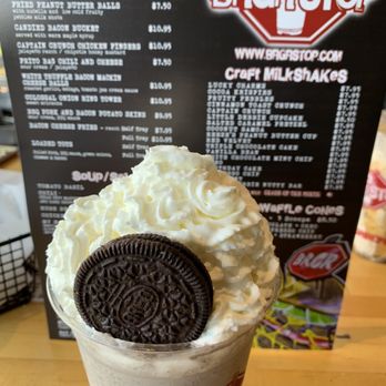 Brgr Stop - Oreo Milkshake - Burgers Near Me - Coconut Creek, Florida