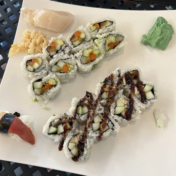 Wabi Sabi - Vegetable roll and eel cucumber roll - Sushi Bars Near Me - Covington, Kentucky