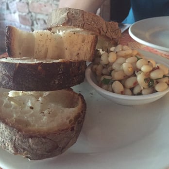 Gersi - Complimentary bread and beans - Italian Near Me - Brooklyn, New York