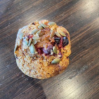 True Coffee Roasters - Pumpkin cranberry muffin - Coffee & Tea Near Me - Monona, Wisconsin