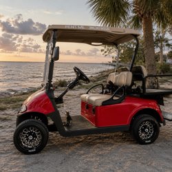Wave Wheels Golf Cart Rentals & Sales - Ezgo RXV street legal low speed vehicle gas golf cart.
