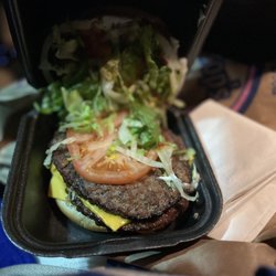 B-Bop's Burgers Fries Cola - Double 1/2 Lb Cheeseburger