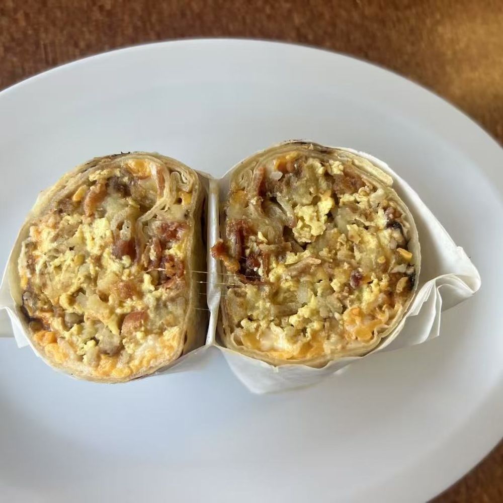 Breakfast Burrito with Bacon $10.39 (Cash Price)