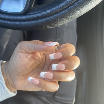 MOI Nails Studio - French tip gel x on square nails - Nail Salons Near Me - Los Angeles, California