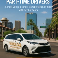 School Cab - We are hiring part time drivers