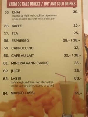 Menu photo 1 Grand Taj Indian Restaurant Oslo, 03