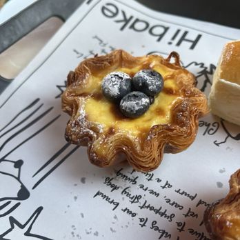 Hi Bake  - Blueberry egg tart - Bakeries Near Me - Beverly Hills, California