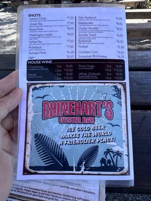 Menu photo 8 Rhinehart's Oyster Bar Augusta, GA