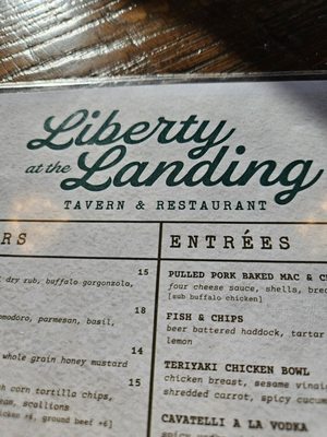 Menu photo 2 Liberty At The Landing Braintree, MA Menu photo 2 Liberty At The Landing Braintree, MA