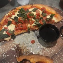 Tosco Pizza & Family Restaurant - Half eaten Fresh Margherita (Personal) sorry I couldn't wait!