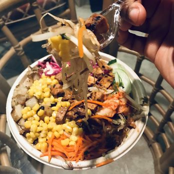BIBIBOP Asian Grill - Chicken bowl -- 3 October 2019 - Asian Fusion Near Me - University Heights, Ohio