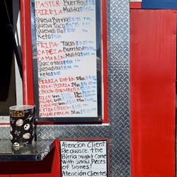 CaliZona Tacos - Menu