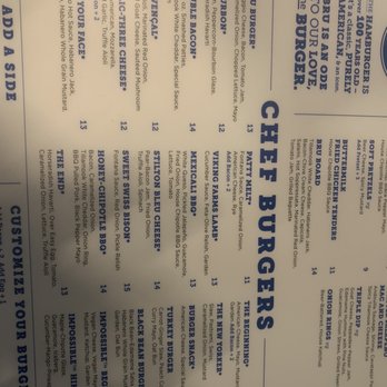 BRU Burger Bar - Menu - New American Near Me - Evansville, Indiana BRU Burger Bar - Menu - New American Near Me - Evansville, Indiana