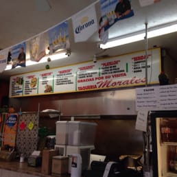 Menu board.