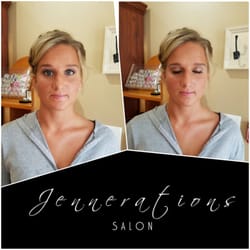 Jennerations Salon - Make up and hair done