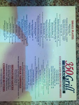 Menu photo 6 350 Grill Springfield, MA