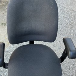 Always Green Carpet Cleaner of Brooklyn - Office chair before cleaning